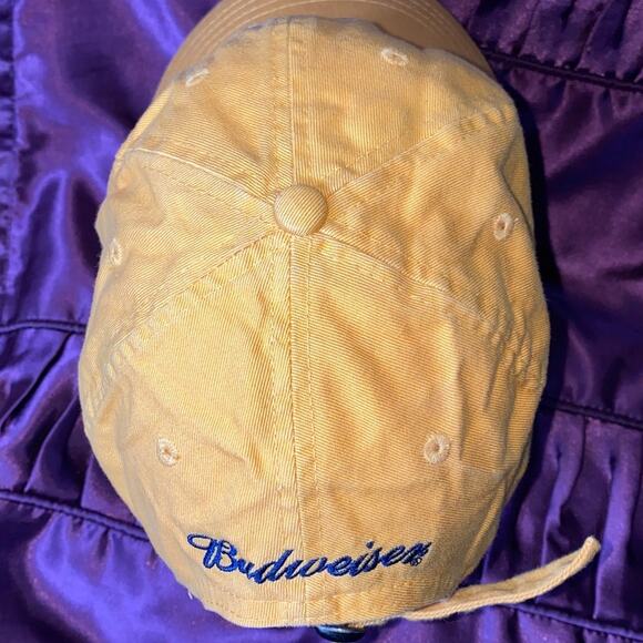Vintage Budweiser Embroidered B Official Anheuser-Busch 100% Cotton Adjustable - Picture 10 of 13